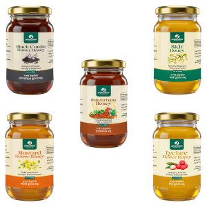 Anneshon Royal Honey Combo Collection Premium Glass Jar